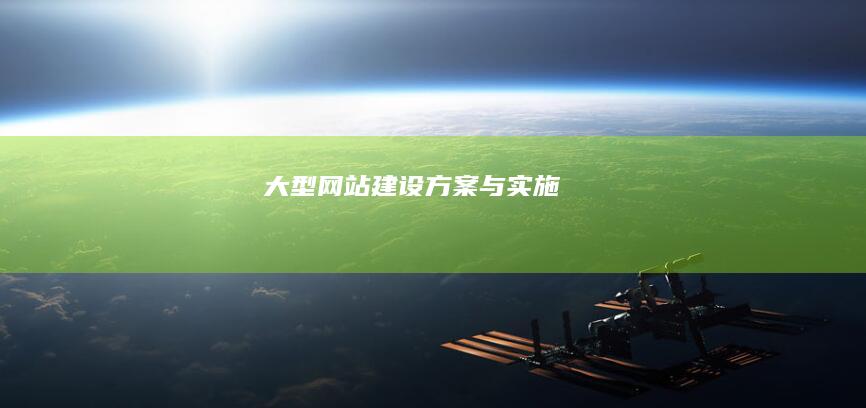 大型网站建设方案与实施