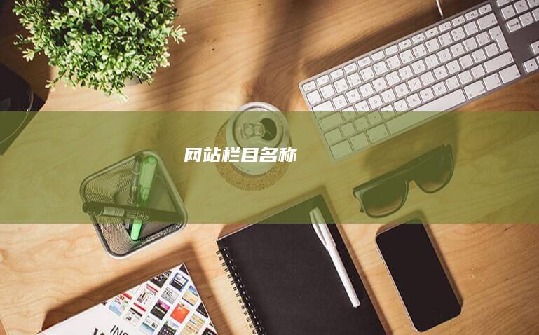 网站栏目名称