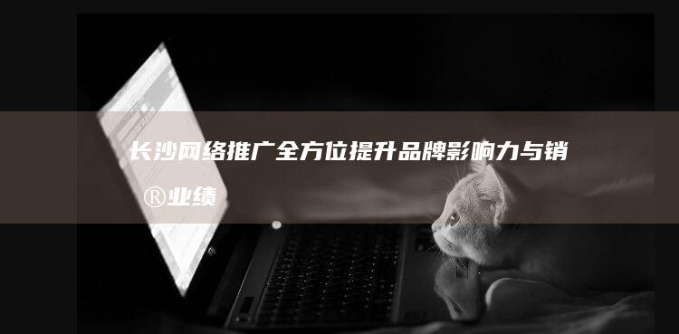 长沙网络推广：全方位提升品牌影响力与销售业绩